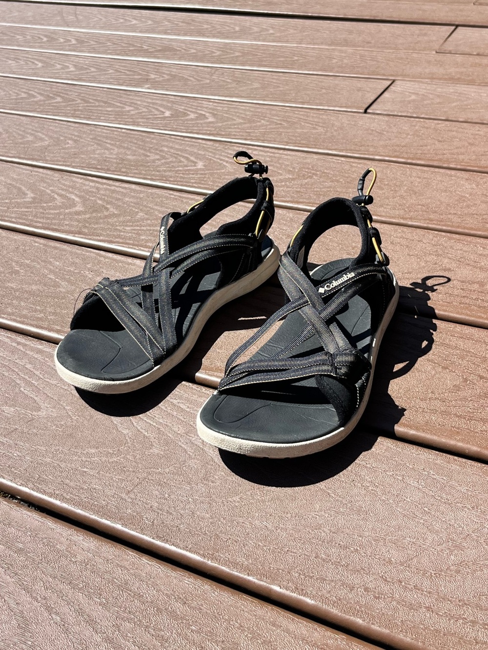 Columbia Strapped Hiking Sandals, Size US 7W
